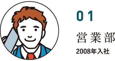 01 営業 2008年入社